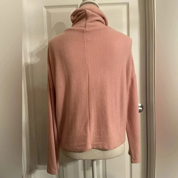 Z Supply The Soft Spun Skimmer Mock Pullover Light Pink Size XS - Picture 7 of 11